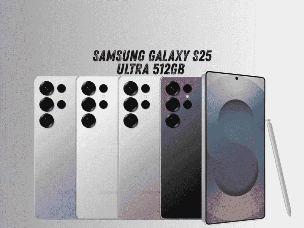 Samsung Galaxy S25 Ultra 512GB AI Smartphone, Unlocked Android, AI Night Mode Camera, Snapdragon 8 Elite Fast Processor, 5000mAh Battery, Built-in S Pen, 2025, US 1 Yr Warranty, Titanium Whitesilver